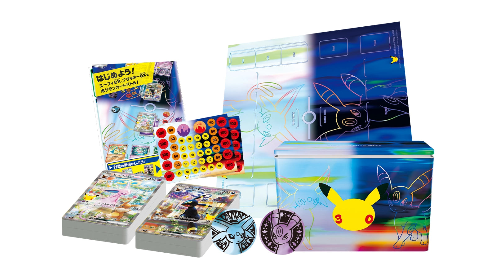 Pokémon 30th Celebration Premium Deck Set full contents