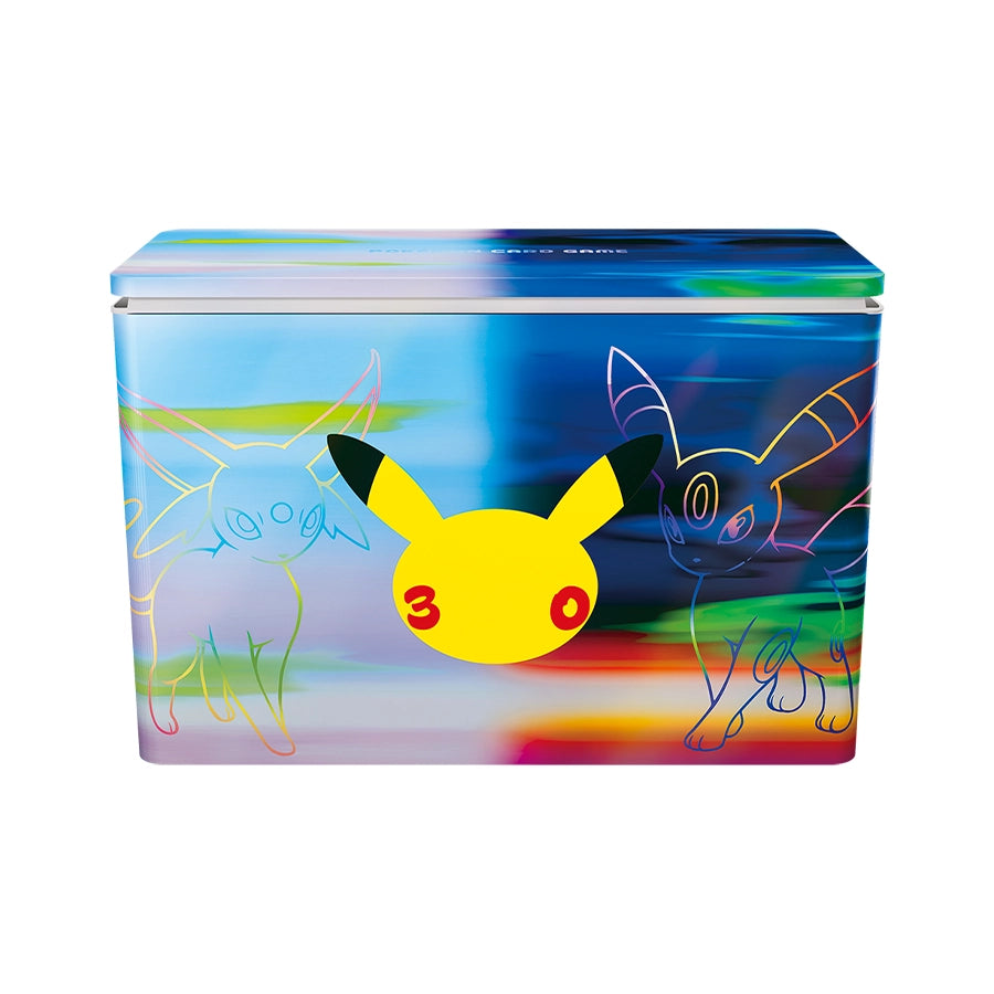 Pokémon 30th Celebration metal double deck case